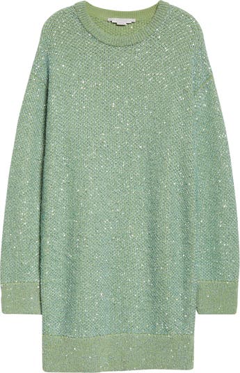 Stella McCartney Sweater With Sequins in Grey