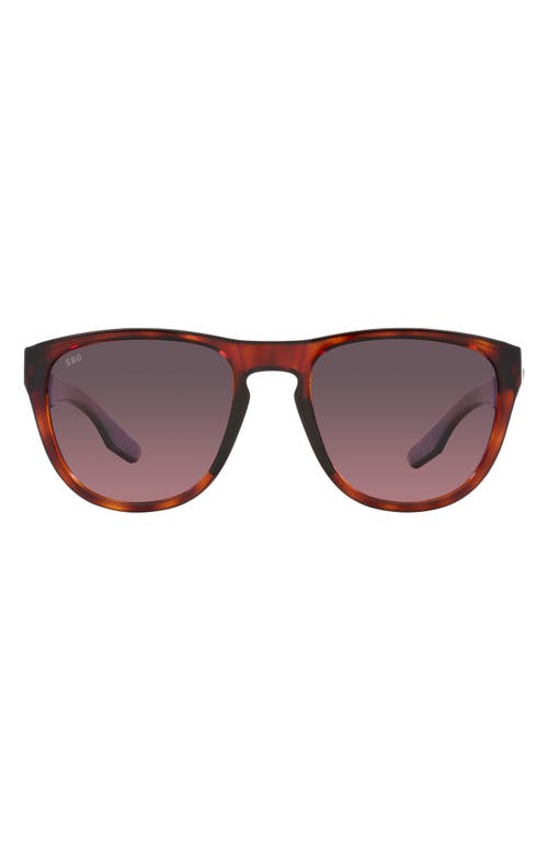 Costa Del Mar Irie 55mm Gradient Pilot Sunglasses in Tortoise at Nordstrom