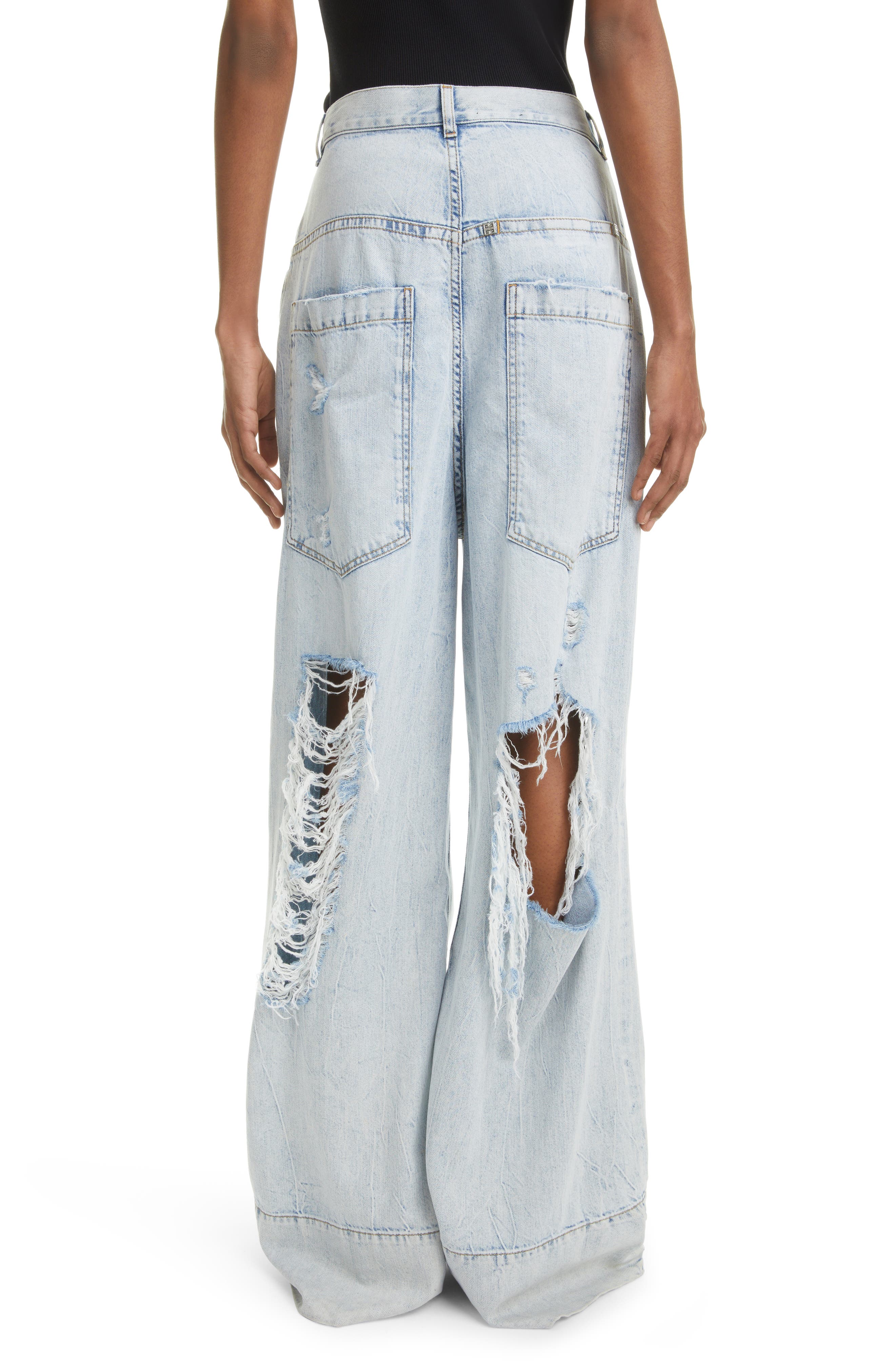 Givenchy hot Ladies Distressed Jeans