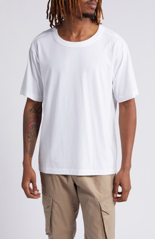 Easy Crewneck Short Sleeve T-Shirt in White
