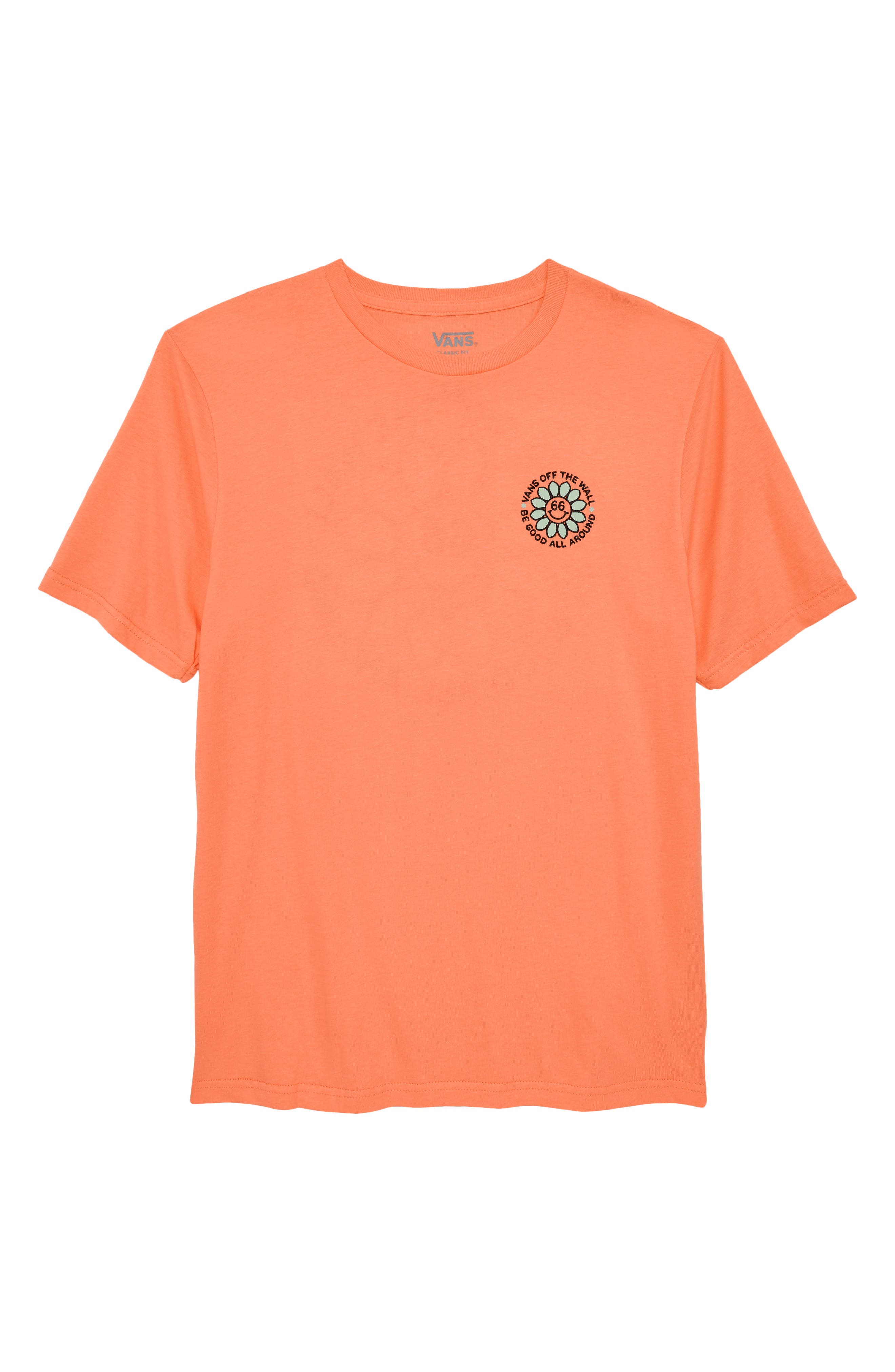 t shirt vans homme orange