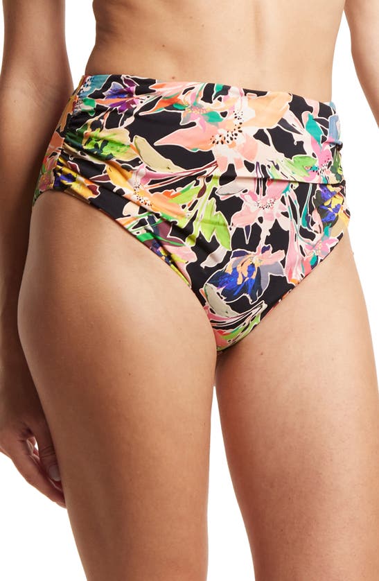 Shop Hanky Panky Ruched High Waist Bikini Bottoms In Unapologetic