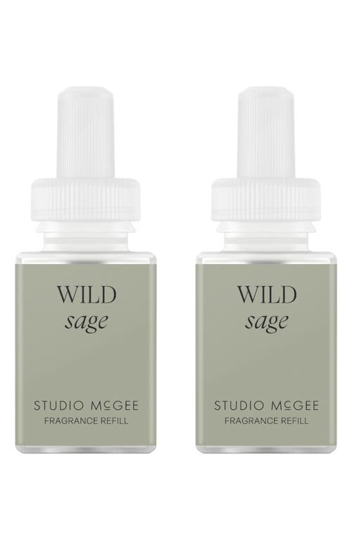 PURA x Studio McGee White Bergamot 2-Pack Diffuser Fragrance Refills in Wild Sage at Nordstrom