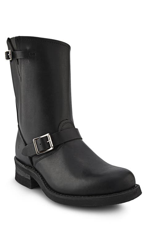 black leather riding boot | Nordstrom