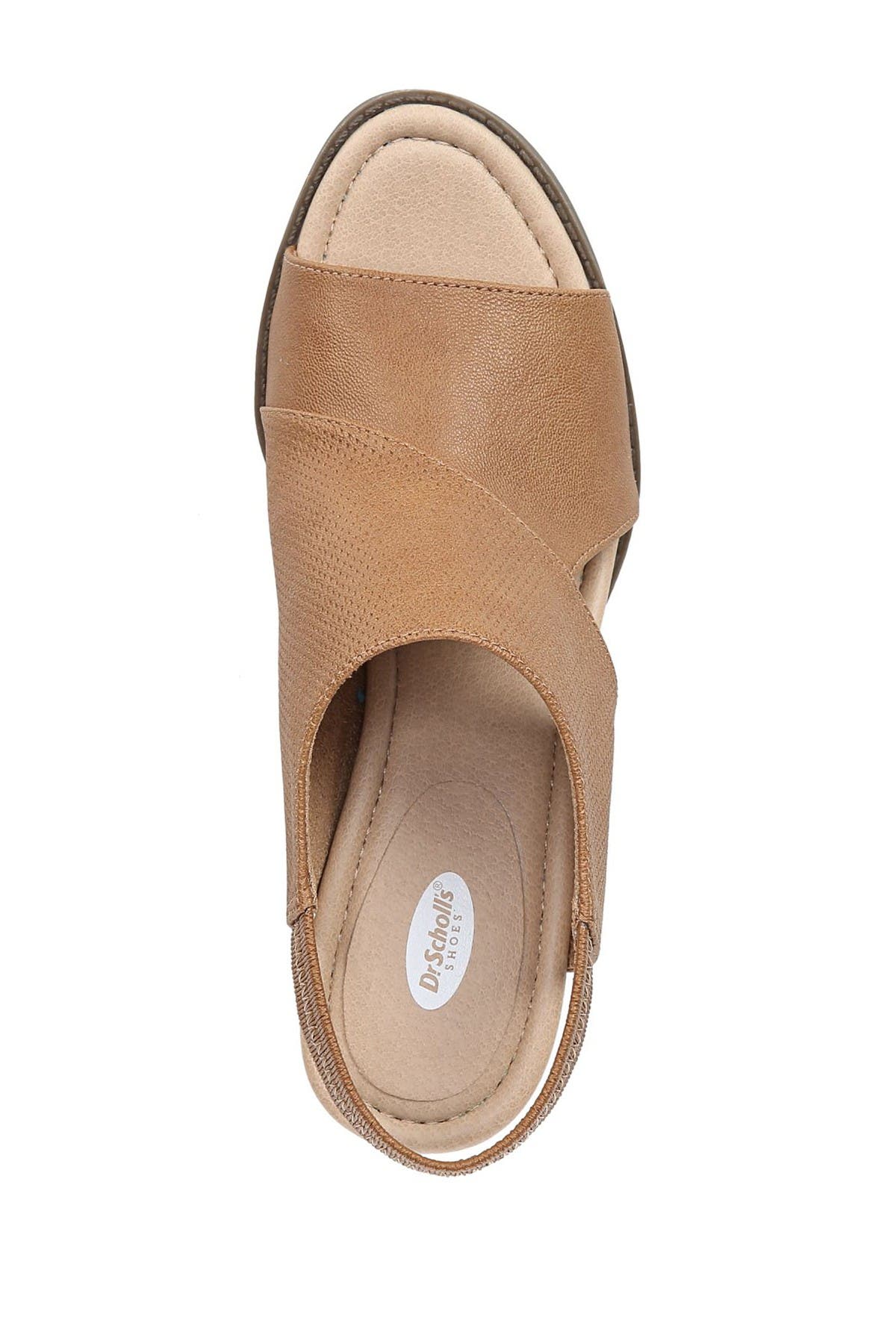 dr scholl's lemon block heel sandal