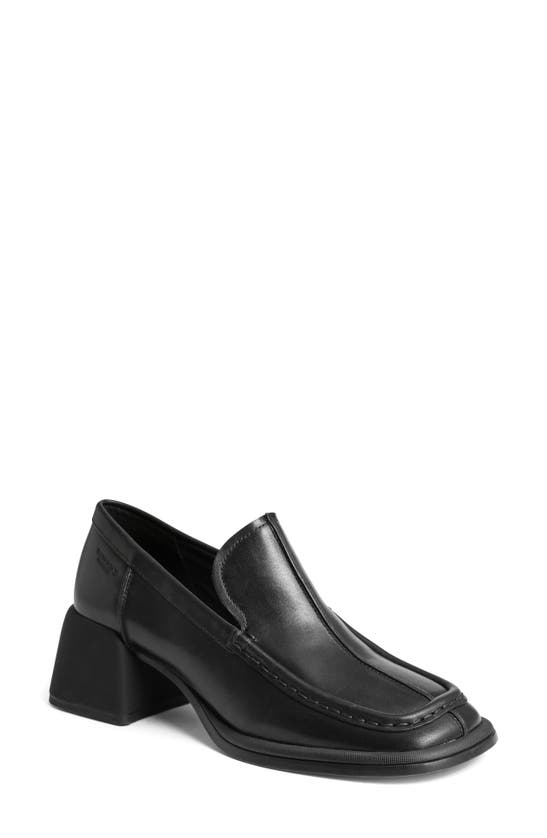 metal Fremhævet kontrast Vagabond Shoemakers Ansie Kiltie Loafer In Black | ModeSens