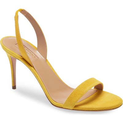 Aquazzura So Nude Slingback Sandal - Yellow