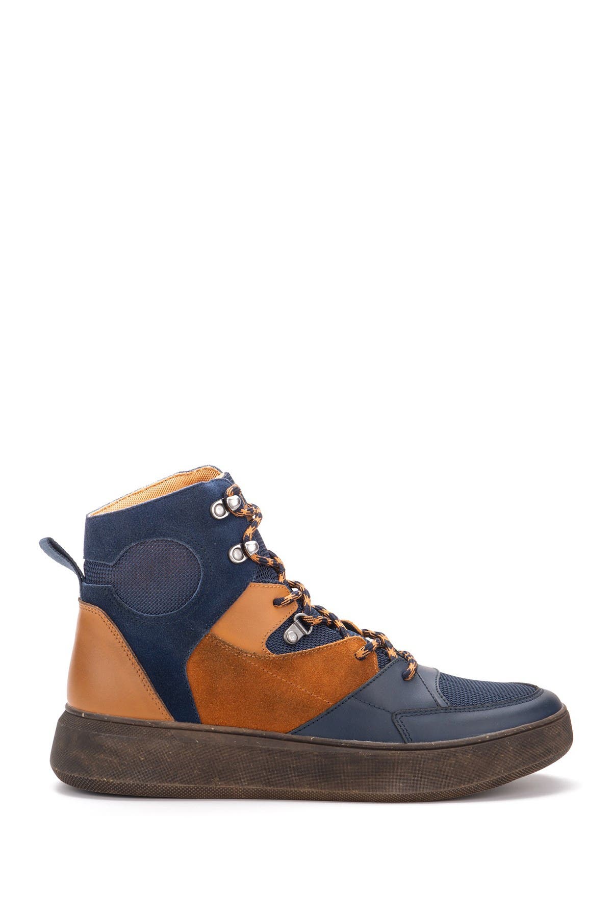 Hybrid Green Label Globetrotter Leather Mid Sneaker In Open Green59