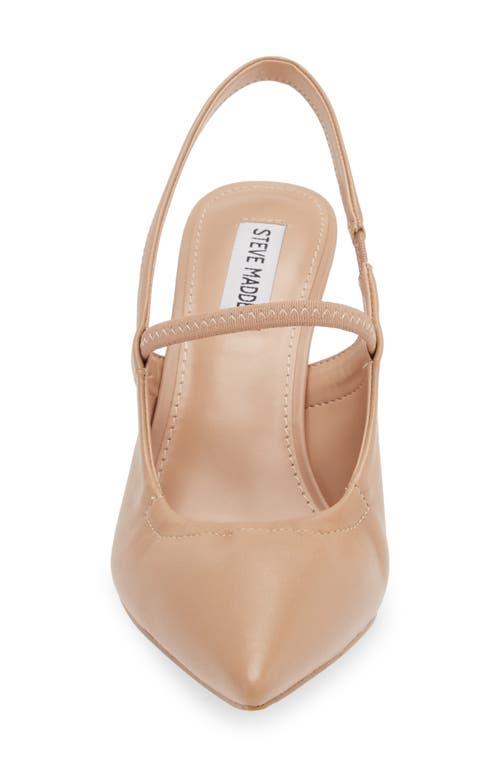 Steve Madden Grae Slingback Pump In Nude Leather