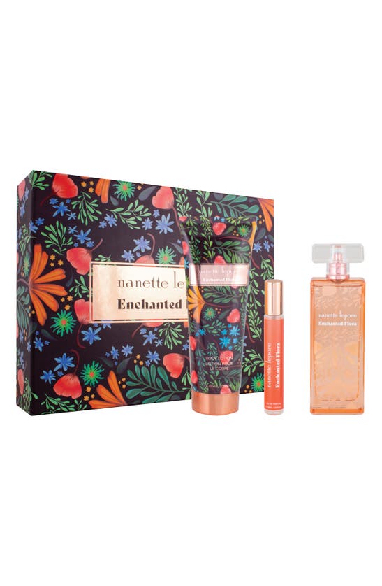 Nanette Lepore Enchanted Flora Eau De Parfum Set $95 Value In Multi
