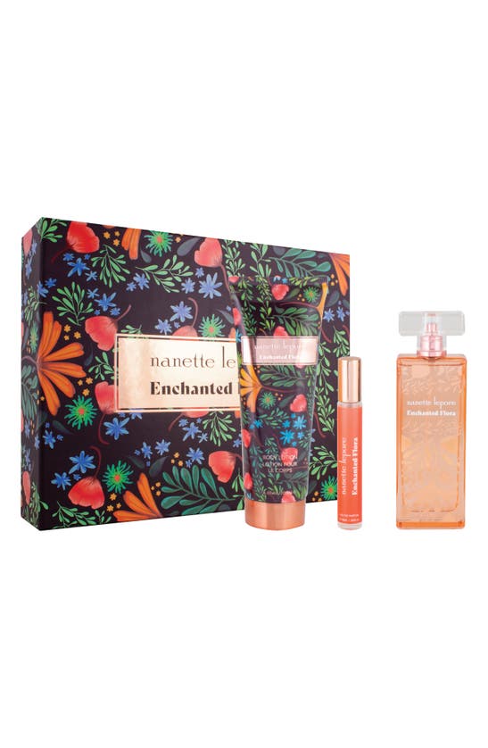 NANETTE LEPORE NANETTE LEPORE ENCHANTED FLORA EAU DE PARFUM SET $95 VALUE