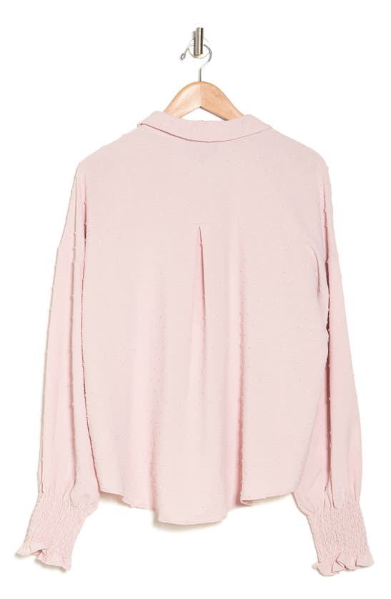 Shop Laundry By Shelli Segal Button-up Shirt In Rose
