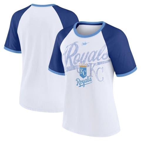 Nike /light Blue Kansas City Royals Rewind 3/4-sleeve T-shirt At Nordstrom  for Men