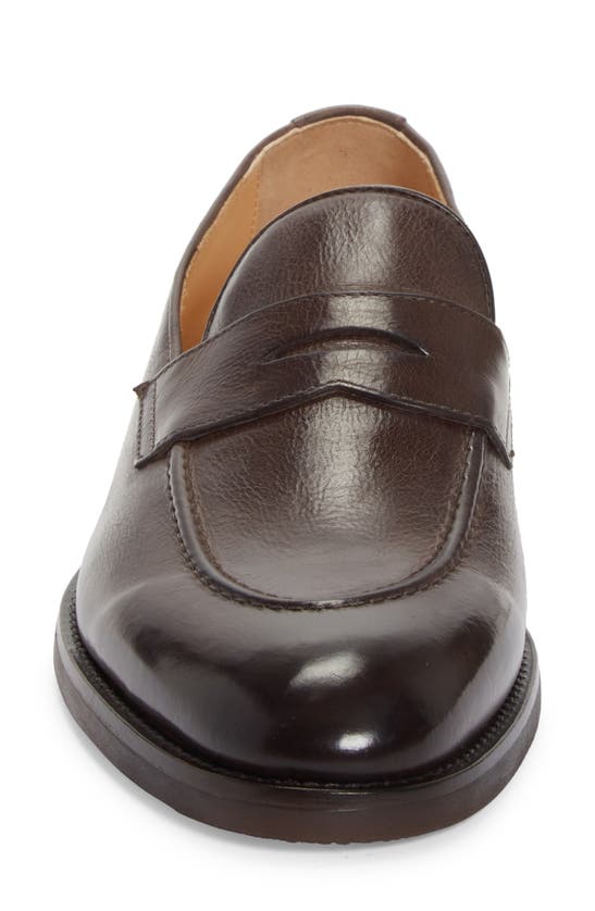 Shop Brunello Cucinelli Leather Loafer In Brown