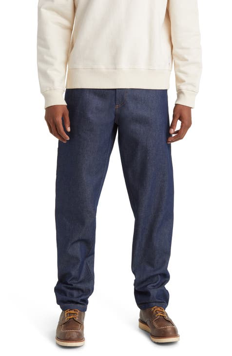 Straight Leg Carpenter Jeans (Raw Unwashed)