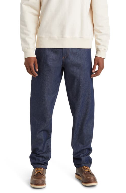 Straight Leg Carpenter Jeans in Raw Unwashed