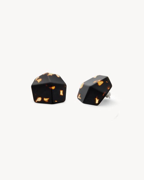 Shop Machete Sculpture Studs In Dark Tortoise