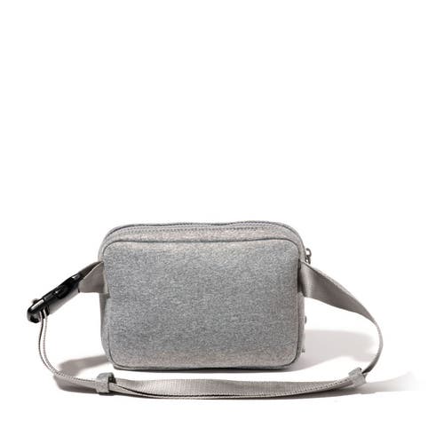 Shop Baggallini Modern Belt Bag Sling In Heather Grey Neoprene