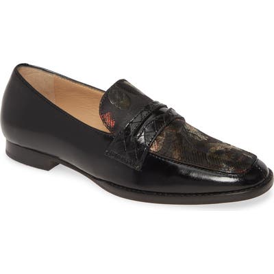 Johnston & Murphy Suzanna Penny Loafer, Black