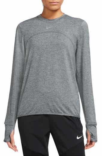 Nike Women's Nike Heather Gray Boston Red Sox Summer Breeze Raglan Fashion  T-Shirt