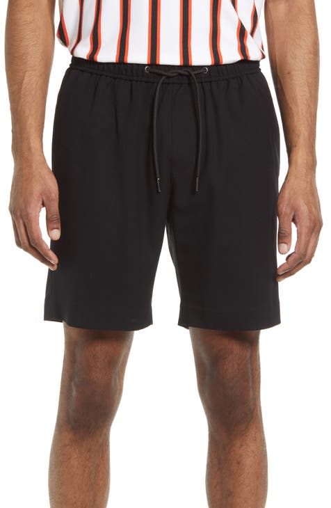 Elastic Waist Solid Shorts
