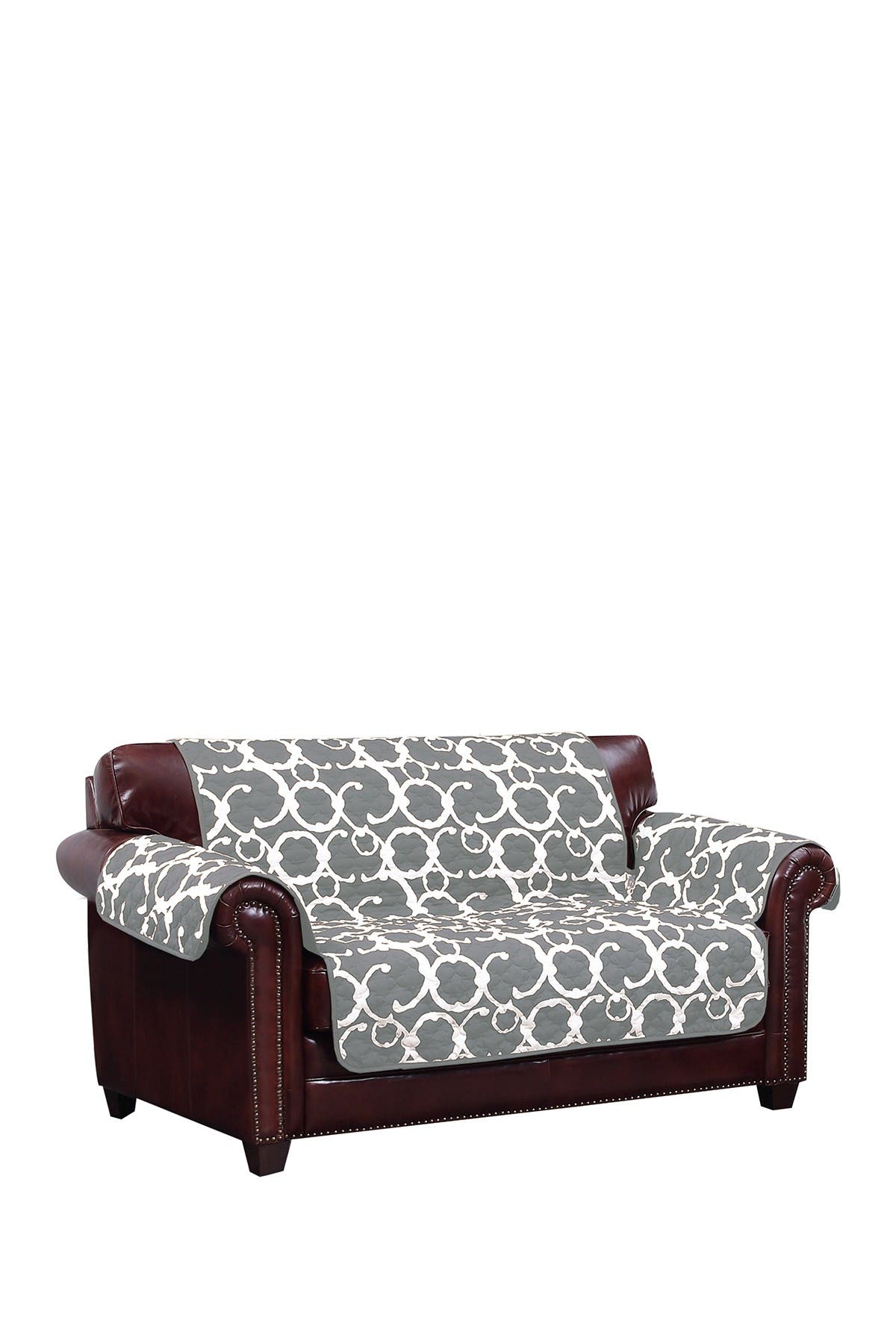 microfiber sofa and loveseat on Duck River Textile Grey Rhys Reversible Water Resistent Microfiber Loveseat Cover Nordstrom Rack