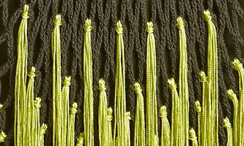 PETIT KOURAJ MINI FRINGE TOP HANDLE BAG