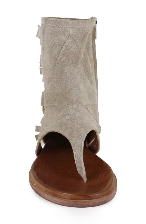 Artisan Crafted By Zigi Aldonza Gladiator Sandal In Off White/ Grey
