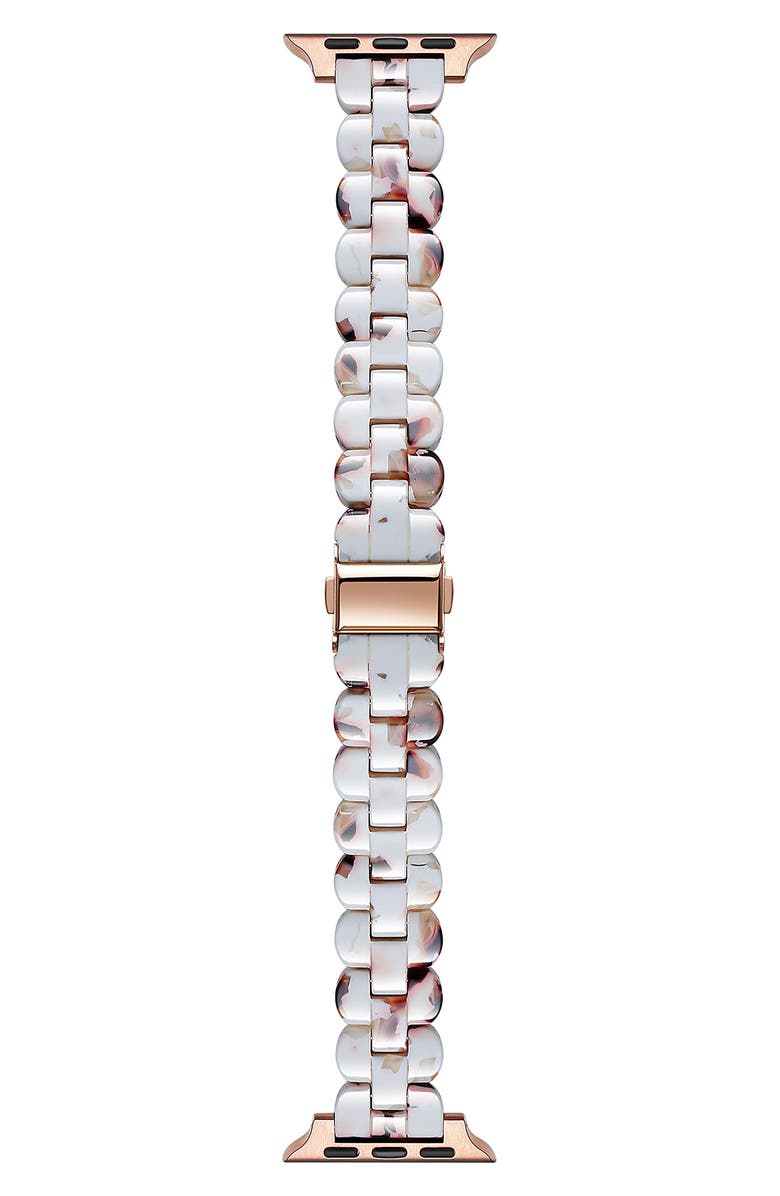 POSH TECH Elle Ivory Resin Apple Watch Band, 42mm Nordstromrack