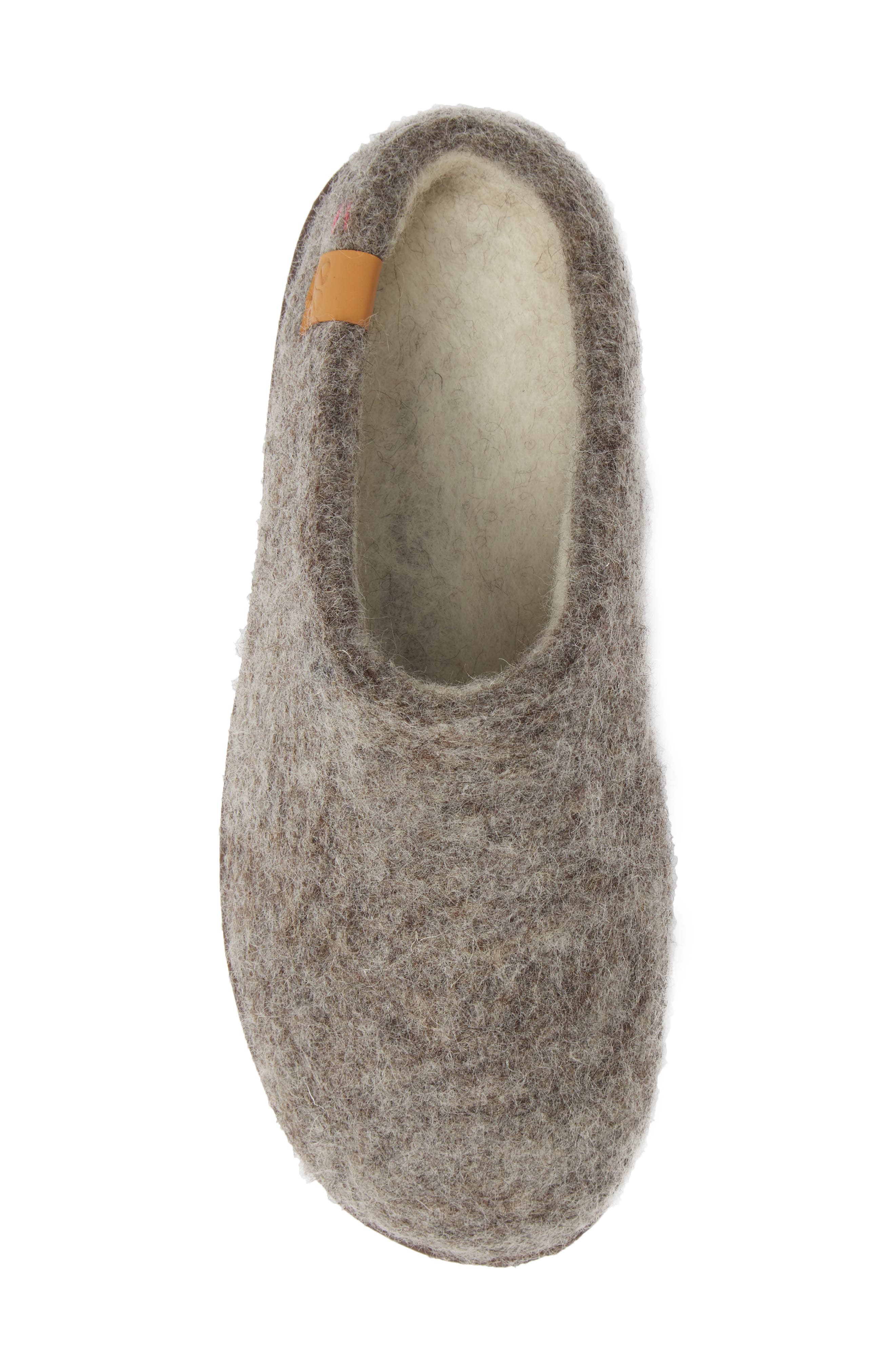 green comfort wool slipper boots