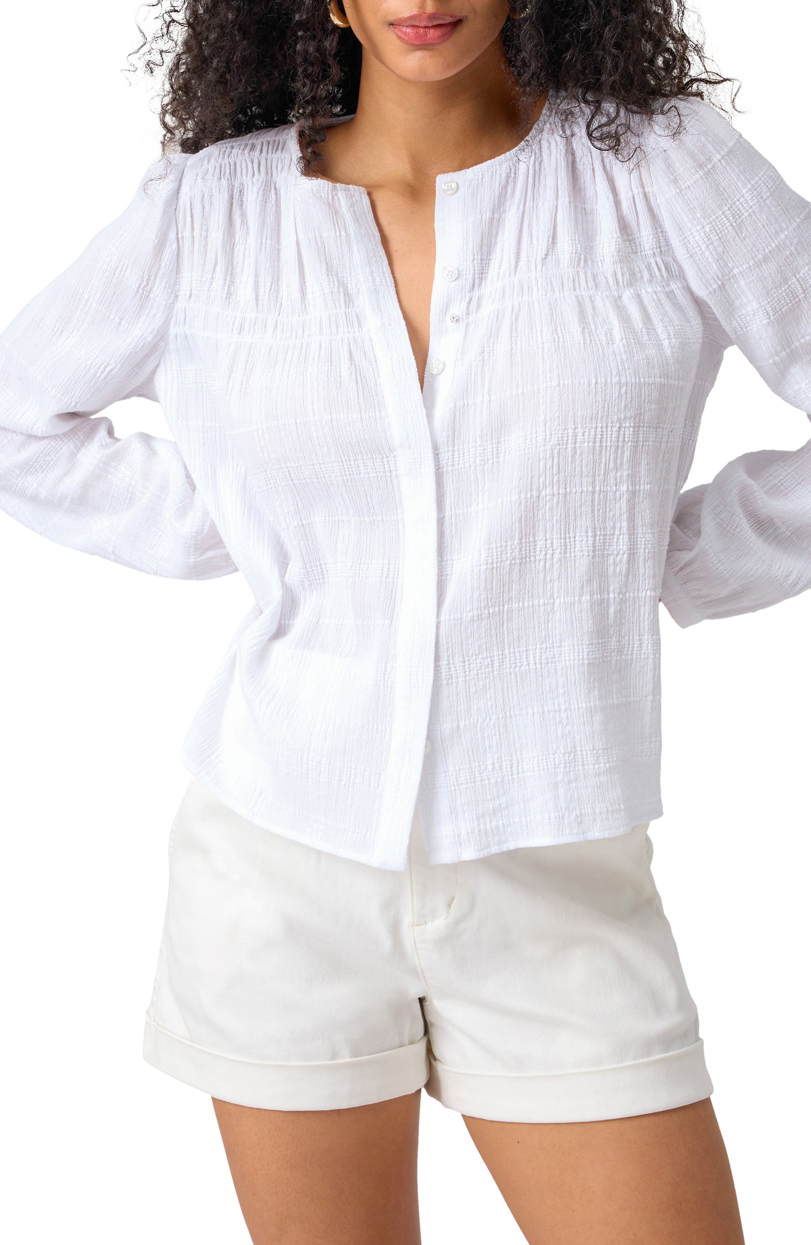 sanctuary soak up the sun peasant top