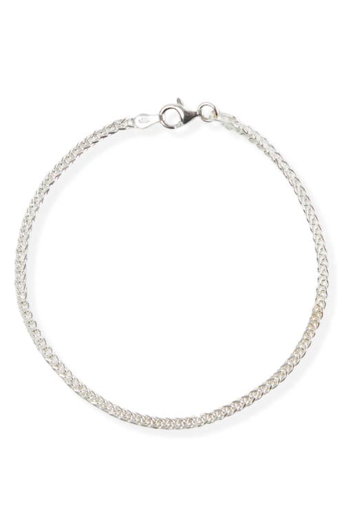 Argento Vivo Sterling Silver Spiga Chain Bracelet at Nordstrom