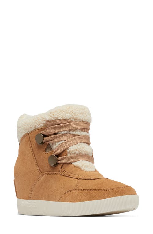 Out N About Faux Shearling Bootie in Tawny Buff/Sea Salt