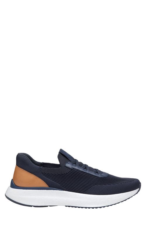 Shop Johnston & Murphy Briley Knit Sneaker In Navy Knit