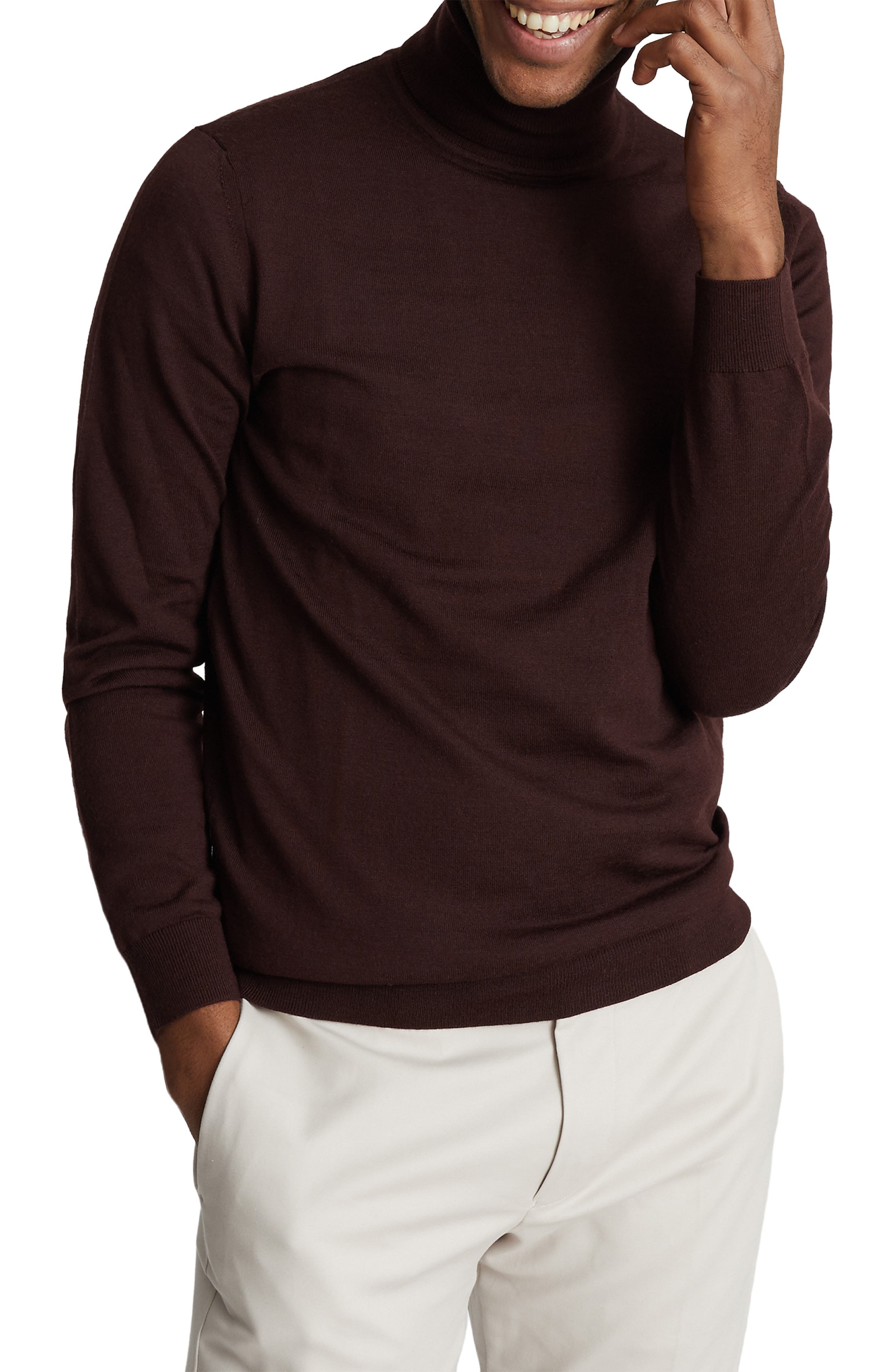 burgundy turtleneck mens