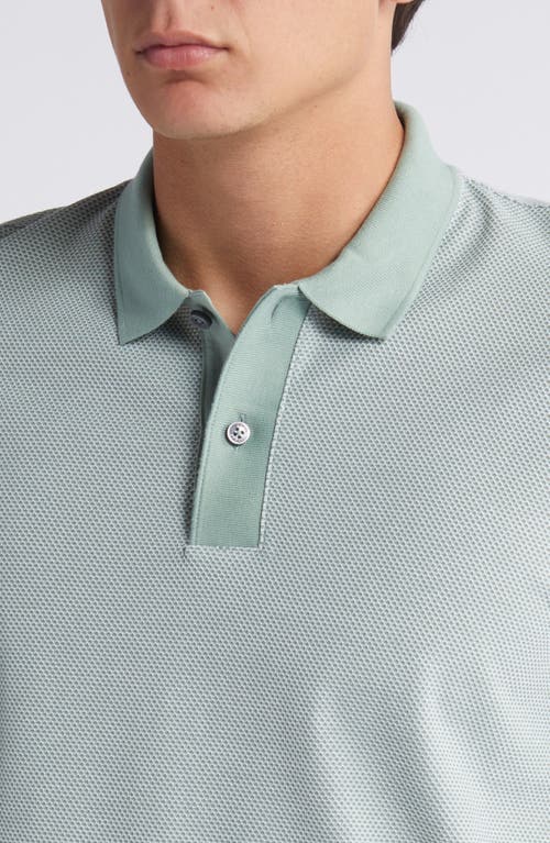 Shop Hugo Boss Boss Phillipson Slim Fit Cotton Polo In Open Green