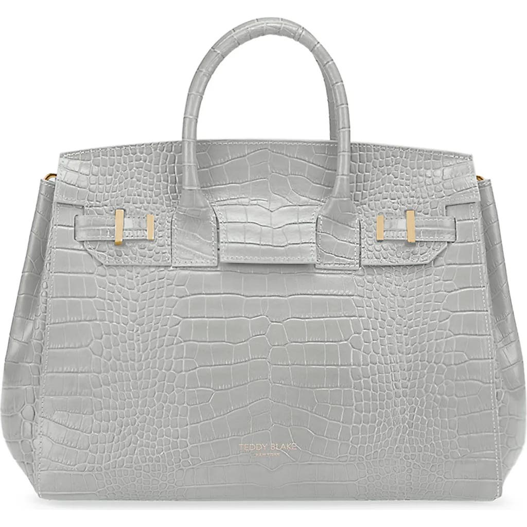 Teddy Blake Gigi Croco 13" In Light Grey