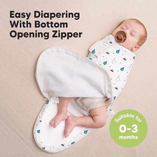 Keababies 3-pack Soothe Zippy Swaddle Wrap In Space Quest