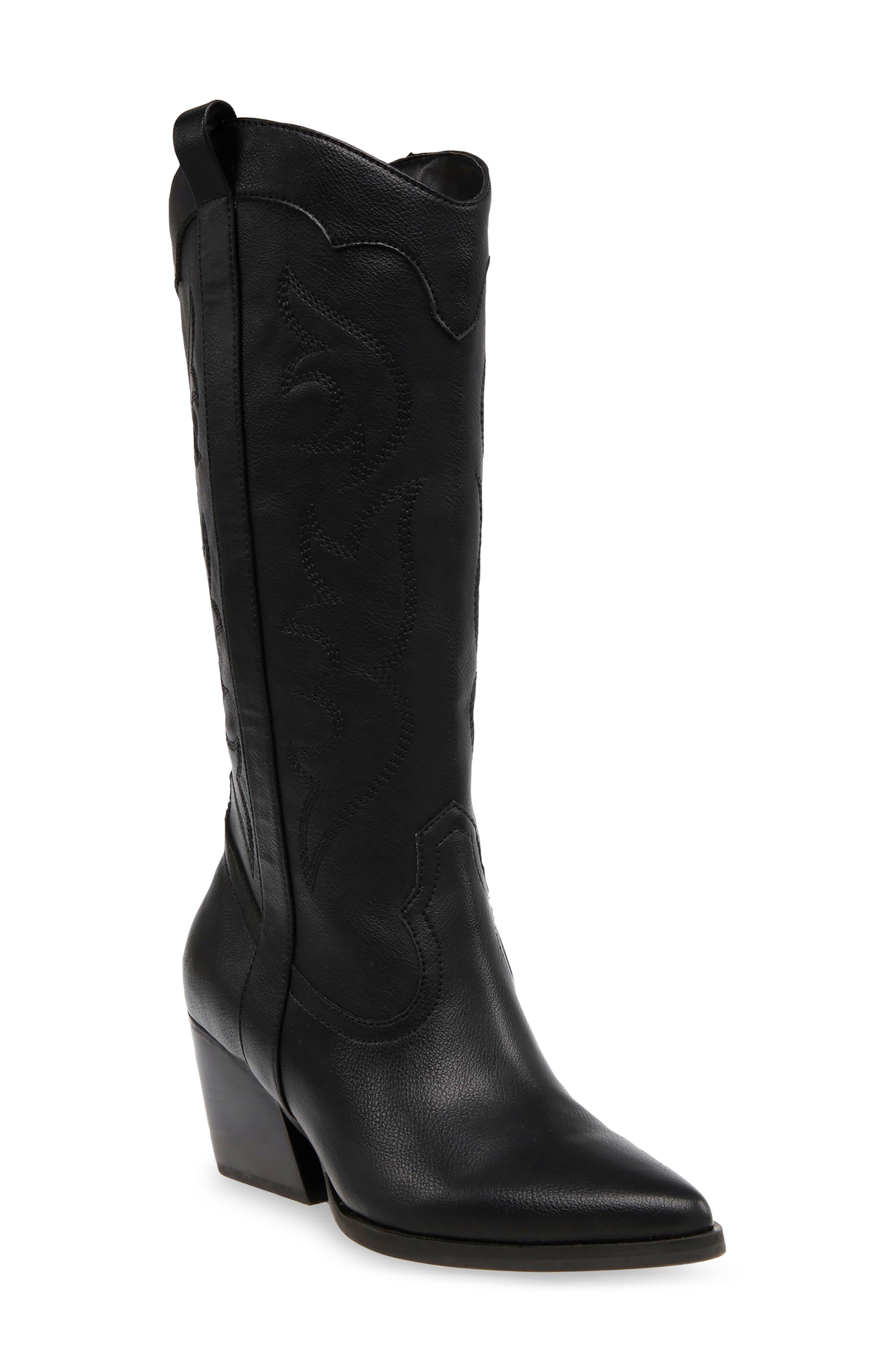 nordstrom rack black knee high boots