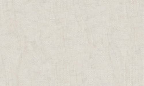 Democracy Cable Stitch Sleeveless Sweater In Heather Almond