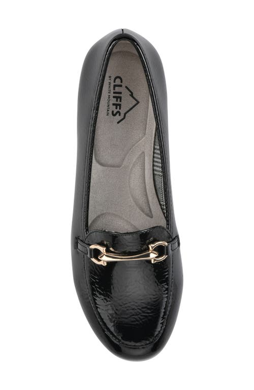 Cliffs By White Mountain Women's Glowing Loafers In Black Patent Leather