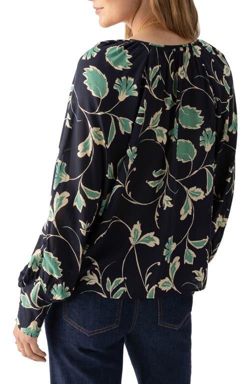 Shop Sanctuary Garden Print Button-up Shirt In Evergreen