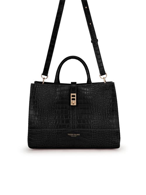 Teddy Blake Lola Croco 12" In Black