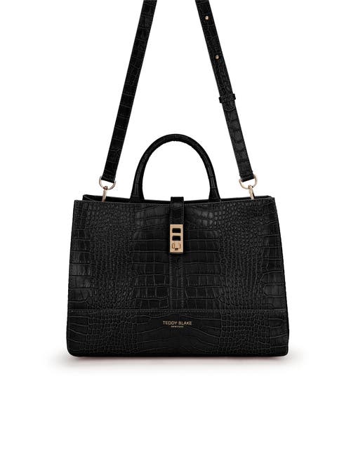 Shop Teddy Blake Lola Croco 12" In Black