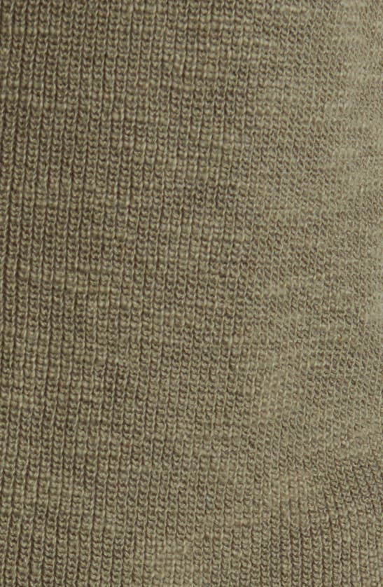 Shop Treasure & Bond Sleeveless Cotton & Linen Cardigan In Olive Kalamata