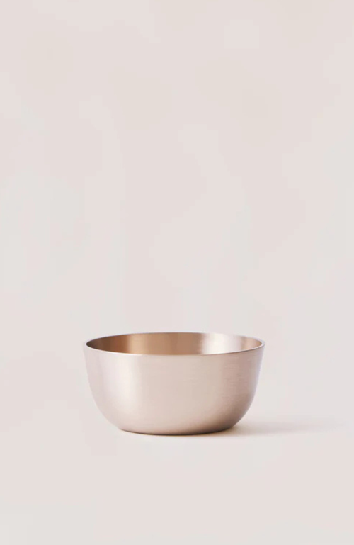 Fleck Luxe Kansa Bowl In Bronze