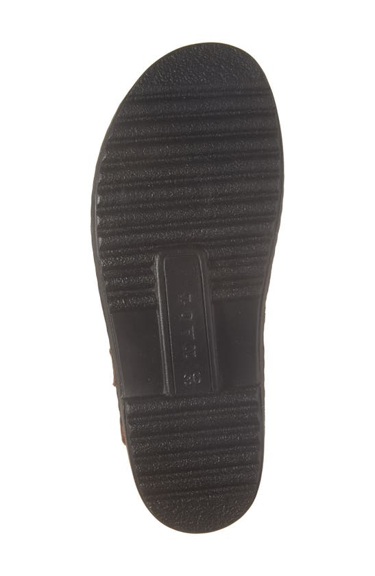 Shop Naot Enid Sandal In Soft Chestnut Leather