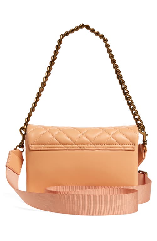 Shop Kurt Geiger London Brixton Lock Shoulder Bag & Belt Bag Set In Light/pastel Orange