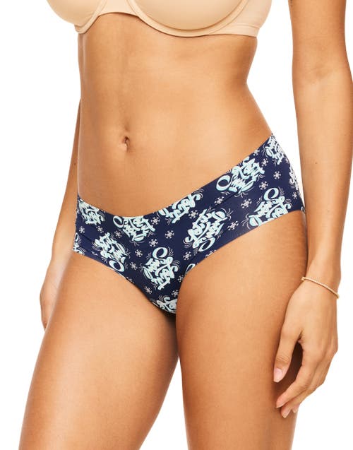Adore Me Mabel Hipster Panties In Novelty Blue