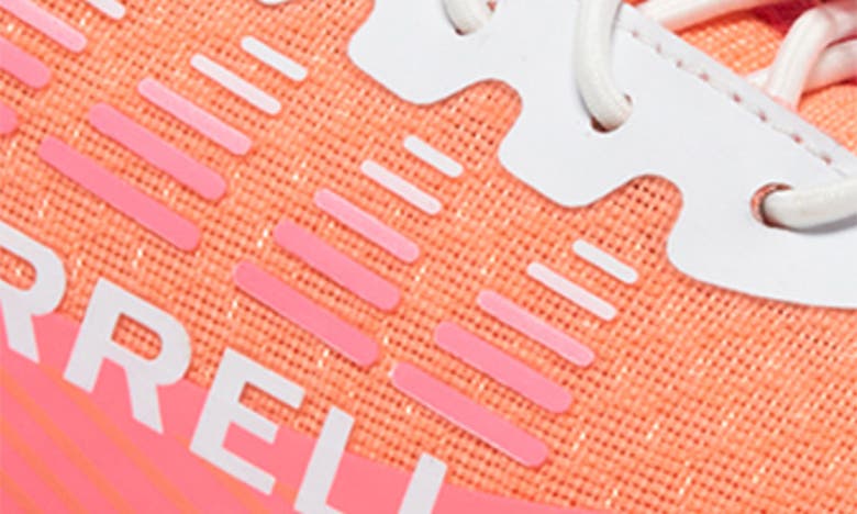 Shop Merrell Kids' Agility Peak Sneaker In Pink/ Orange